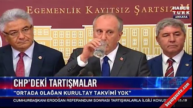 Muharrem İnce'den olağanüstü kurultay çağrısı