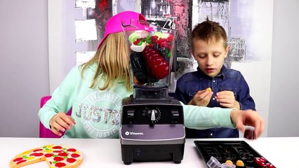 Giant Gummy Worm - Will it blend?