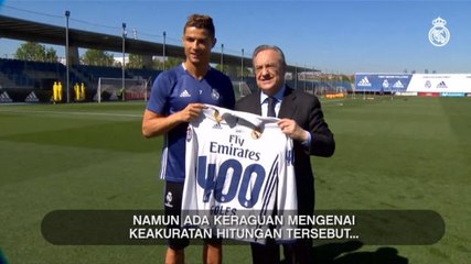 VIRAL: Sepakbola: Seragam Penanda 400 Gol Ronaldo Di Real Madrid