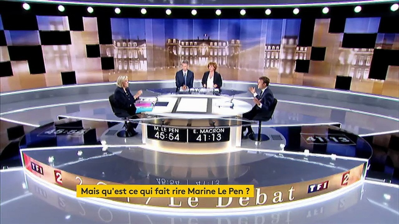 Mais qu’est-ce qui fait rire Marine Le Pen ?
