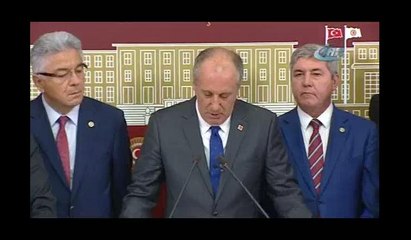 CHP'li Muharrem İnce'den kurultay çağrısı