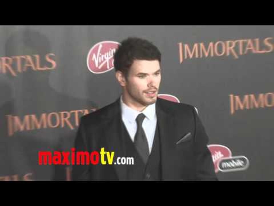 Kellan Lutz at IMMORTALS World Premiere Red Carpet Arrivals