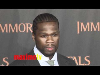 Curtis Jackson 50 CENT at IMMORTALS World Premiere Red Carpet Arrivals