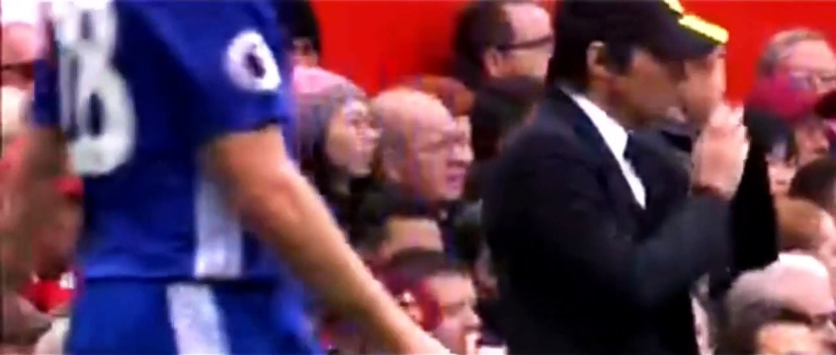 Jose Mourinho vs Antonio Conte - All Crazy and Calm Reaction and Celebration