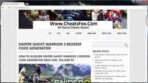 Sniper Ghost Warrior 3 Game Redeem Code Free Giveaway - Xbox One, PS4, PC