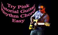 Tutorial Guitar Chords Rhythm Easy TRY di PINK