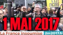 1 mai 2017 avec JL Mélenchon et la France insoumise