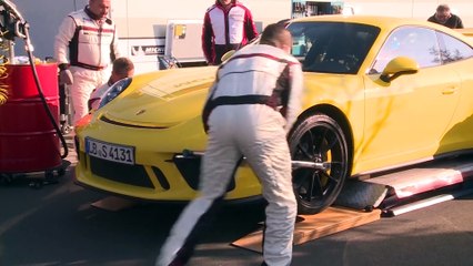 The Porsche 911 GT3 sets a new best time