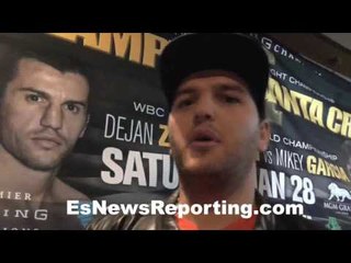 Dejan Zlaticanin:" Mikey is about to get his first LOSS! Fight like a real man!" - EsNews Boxing
