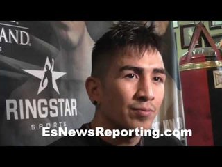 Leo Santa Cruz on WHY he didn't win first fight - EsNews Boxing