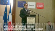 Non Républicain à Auxerre : En Marche avec Patrice José Tampied Azurza