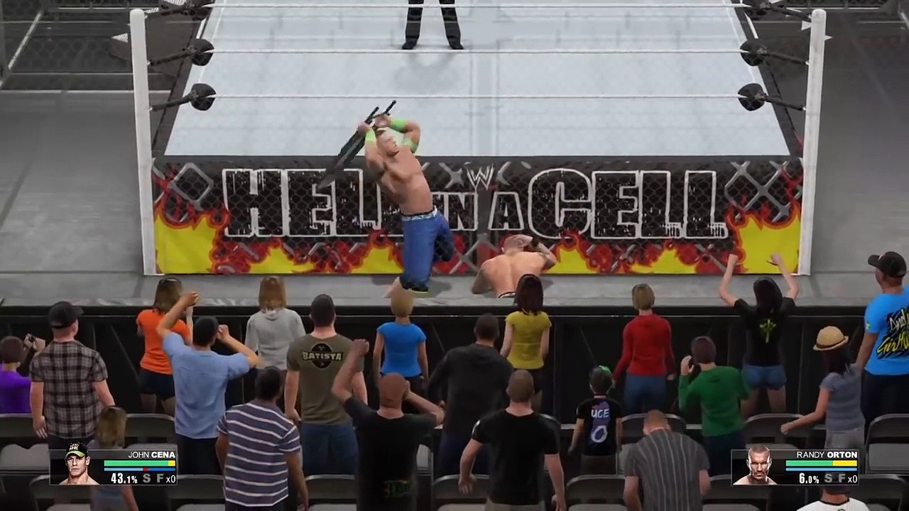 WWE 2K15 - John Cena vs Randy Orton - Hell In A Cell - PS4 Gameplay