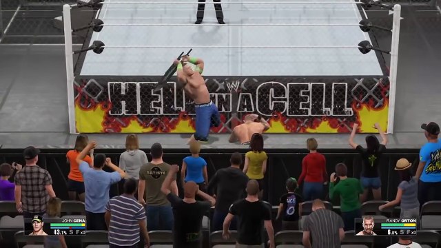 WWE 2K15 - John Cena vs Randy Orton - Hell In A Cell - PS4 Gameplay