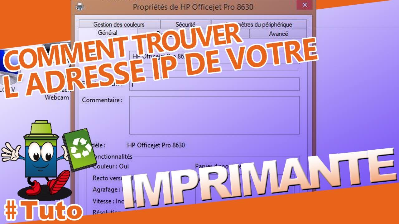 Apprenez à trouver l'adresse IP de votre imprimante