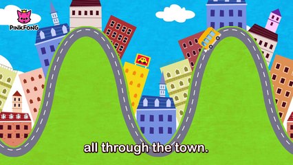 The Wheels on the Yellow City Bus _ Bus Songs _