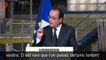 Présidentielle : avec humour, François Hollande raille Marine Le Pen