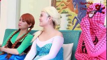 Spiderman -u0026 Frozen Elsa vs Doctor w-_ Spiderman -u0026 Frozen Elsa, Pink Spidergirl, Frozen Ann