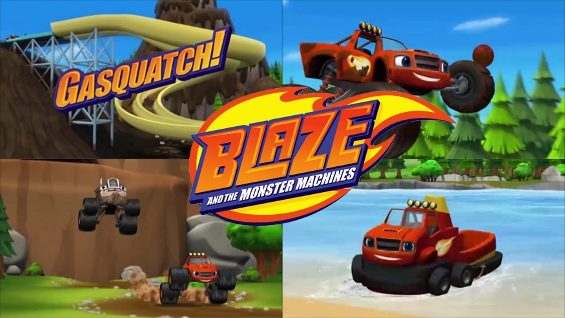 Blaze and the Monster Machines Gasquatch Episode 13 Compilation