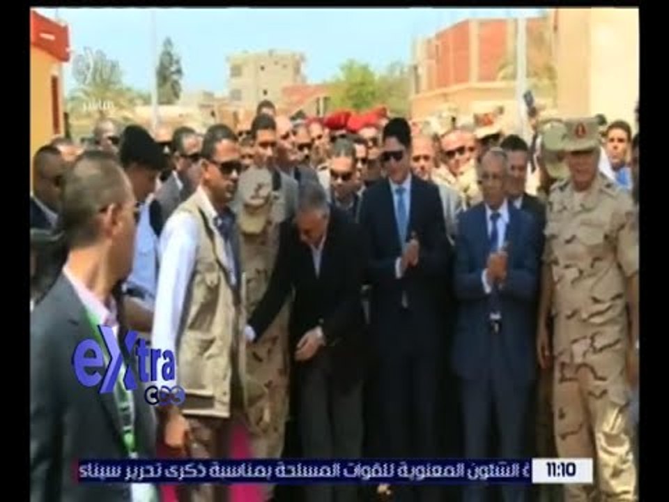 غرفة الأخبار | افتتاح مشروع قرية الخربة بمركز بئر العبد بشمال سيناء