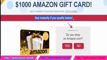 100% Free Amazon gift card | Google Play gift card | iTune gift card (100$ Free) 2017