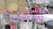 How to clean and repurpose candle jars