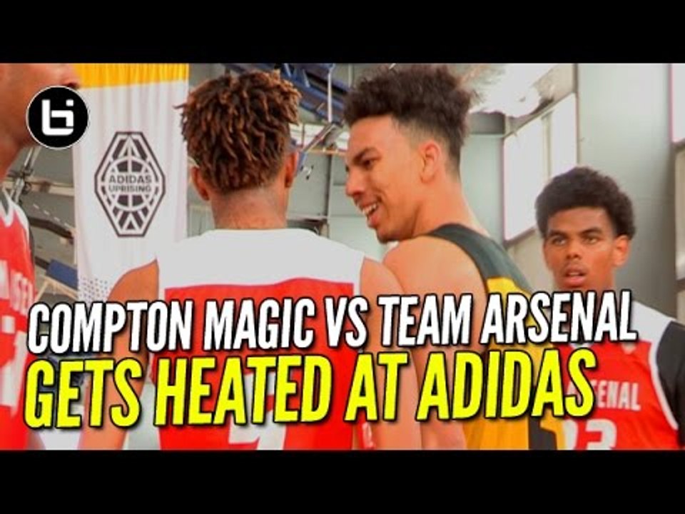 Gets HEATED At ADIDAS! Compton Magic vs Team Arsenal
