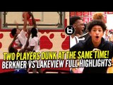 Teammates Dunk At The Same Time Who Gets The Points? Berkner vs Lakeview Centennial Full Highlights!