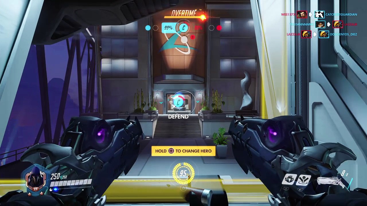 OW as Reaper - triple kill with Death Blossom