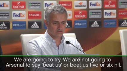 Mourinho will rest players, but won't give up against Arsenal