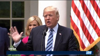 i24NEWS DESK | Trump to make first trip abroad later this month | Friday, May 5th 2017