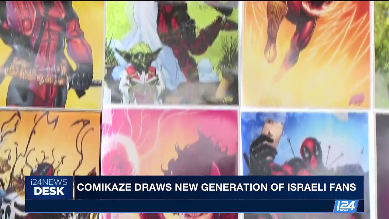 i24NEWS DESK | Comikaze draws new generation of Israeli fans | Friday, May 5th 2017