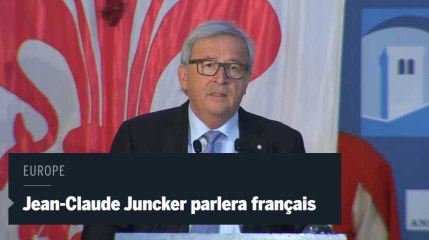 Jean-Claude Juncker a décidé de s'exprimer en français
