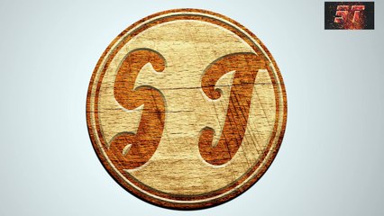 Logo Design - Text Carving On Wood in Photoshop CS6