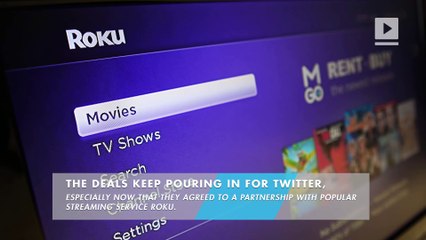 Twitter joins forces with Roku in new streaming deal