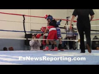 Jonathan El Gallito Silver Gloves fight  - EsNews Boxing
