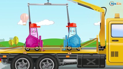 Видео для детей Скорая помощь и Полицейская машина Развивающие Мультфильмы Сборник