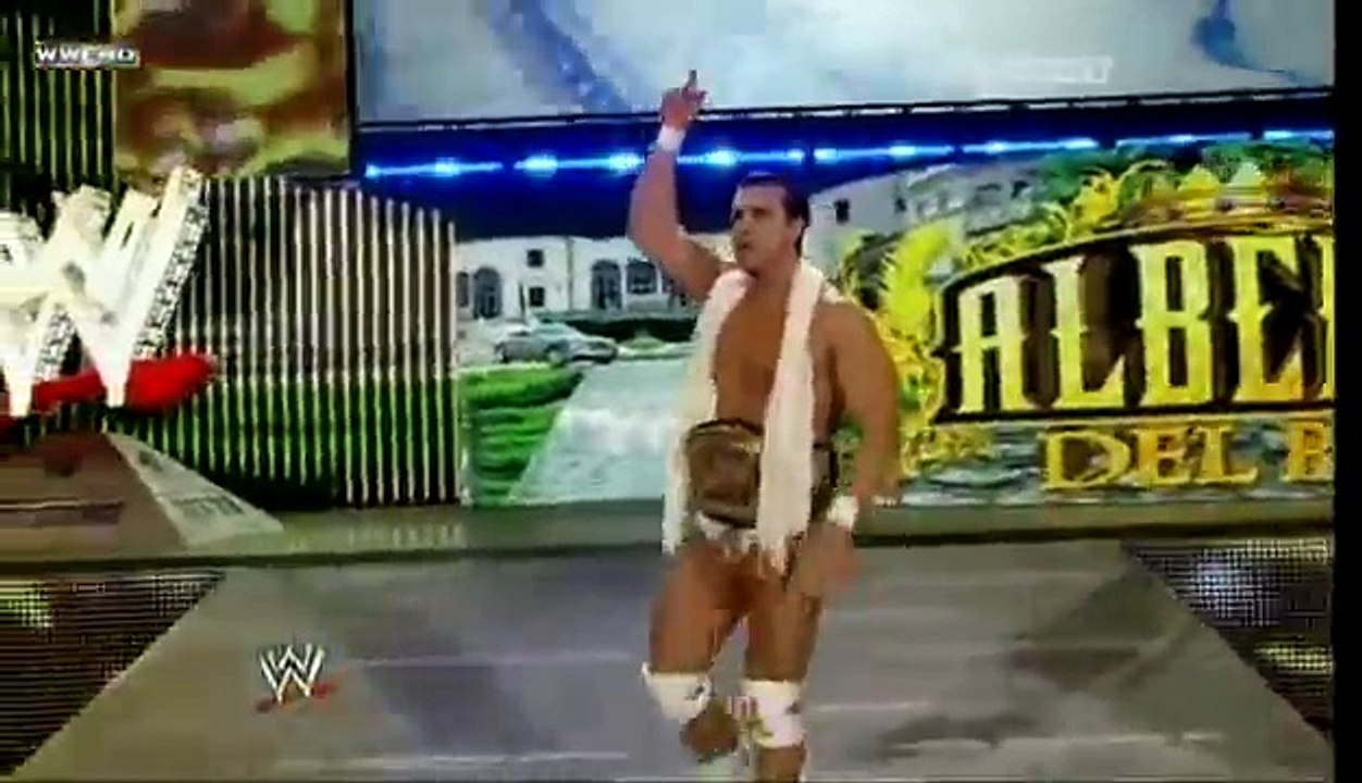 Mark Henry & Alberto Del Rio vs Big Show & Cm Punk WWE Raw November 14th 2011