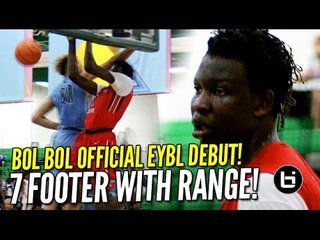 Manute Bol's Son Bol Bol Makes Official EYBL Debut! Raw Highlights!