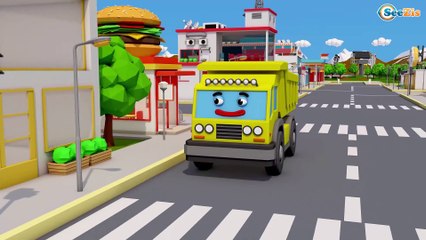 Learn Colors with Cars in Parking for Kids Toddlers Finger Family song