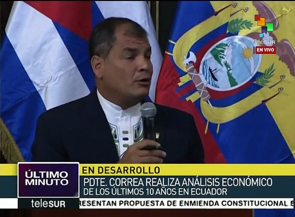 Rafael Correa: indispensable inversión pública