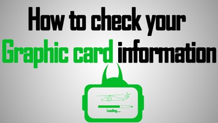 How To Check Computer Graphic Card