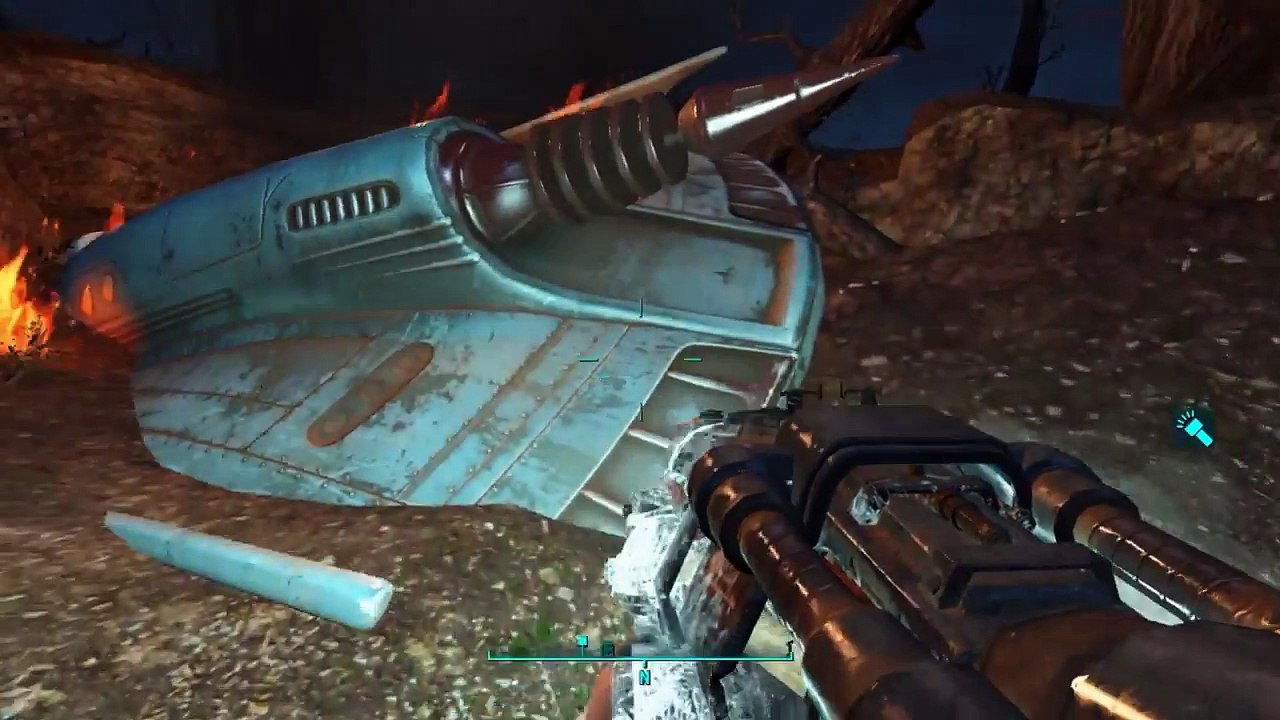 FALLOUT 4 - ALIEN BLASTER/UFO (Easter Egg)