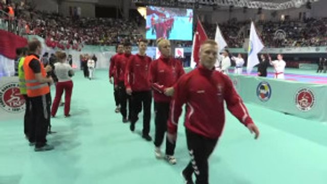 Avrupa Karate Şampiyonası'nın Açılış Seremonisi Yapıldı