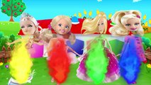 Colors for Children to Learn with Wrong Heads Barbie, DreamWorks Trolls Bad Baby _ Finger Family ☑️