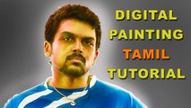 Digital Painting using Photoshop CS6- Part 01 - Tamil Tutorial - DV Learning