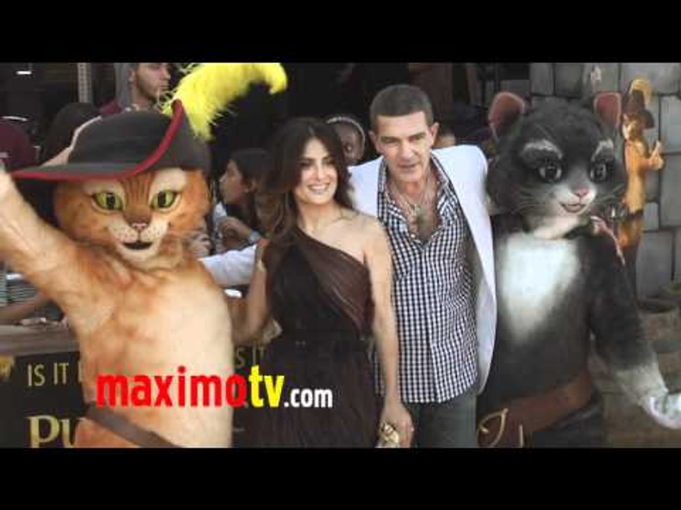 PUSS IN BOOTS Los Angeles Premiere With Salma Hayek & Antonio Banderas