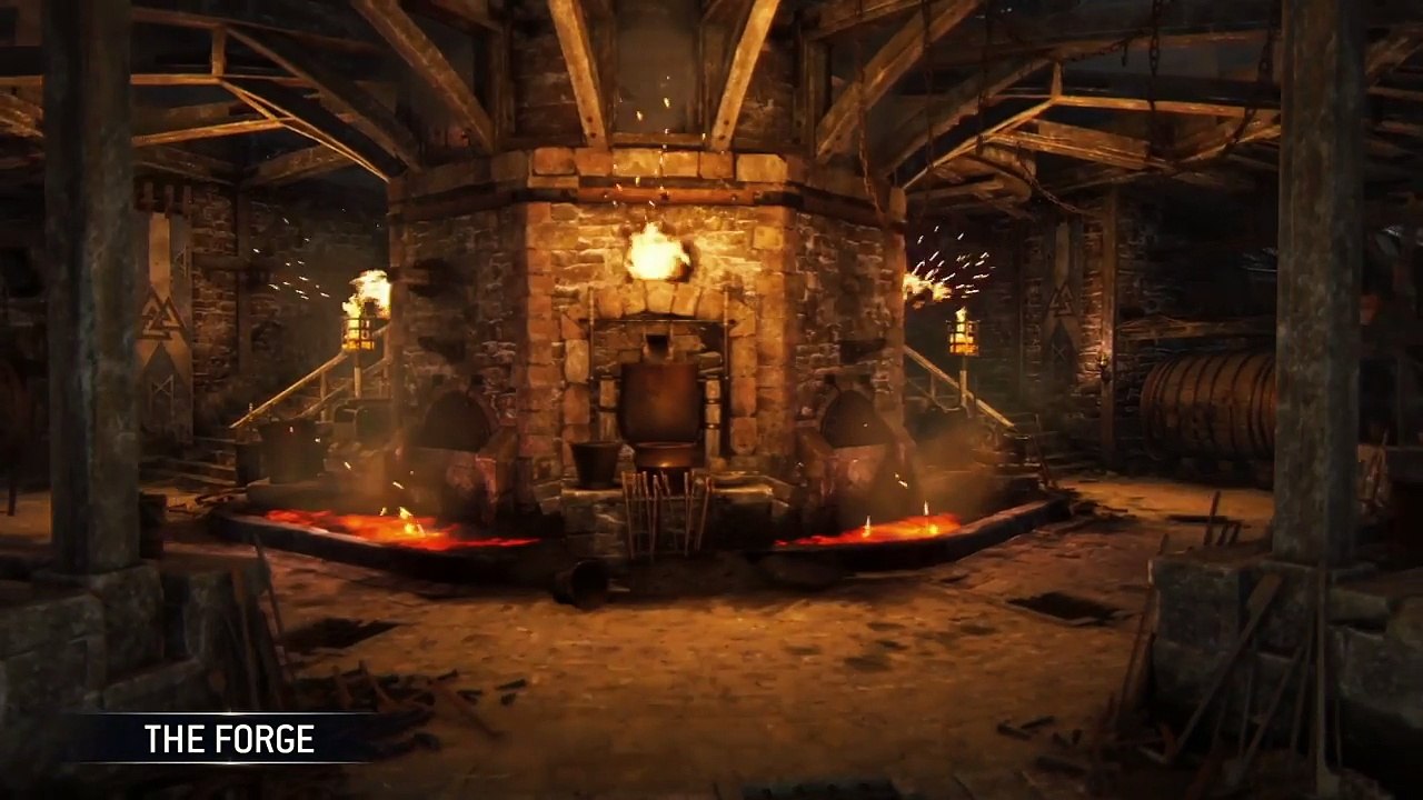 For Honor - Bande-annonce "Shadow Might : Présentation de la map Forge"