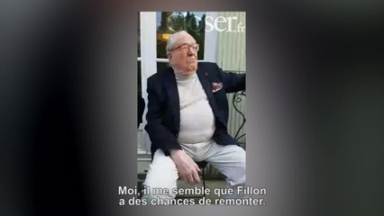Jean-Marie Le Pen ne pense pas que sa fille puisse gagner la présidentielle