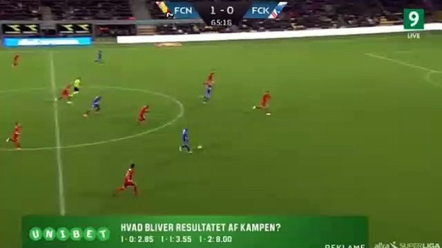 Andreas Cornelius Goal HD - Nordsjaelland 1 - 1 FC Copenhagen 05.05.2017