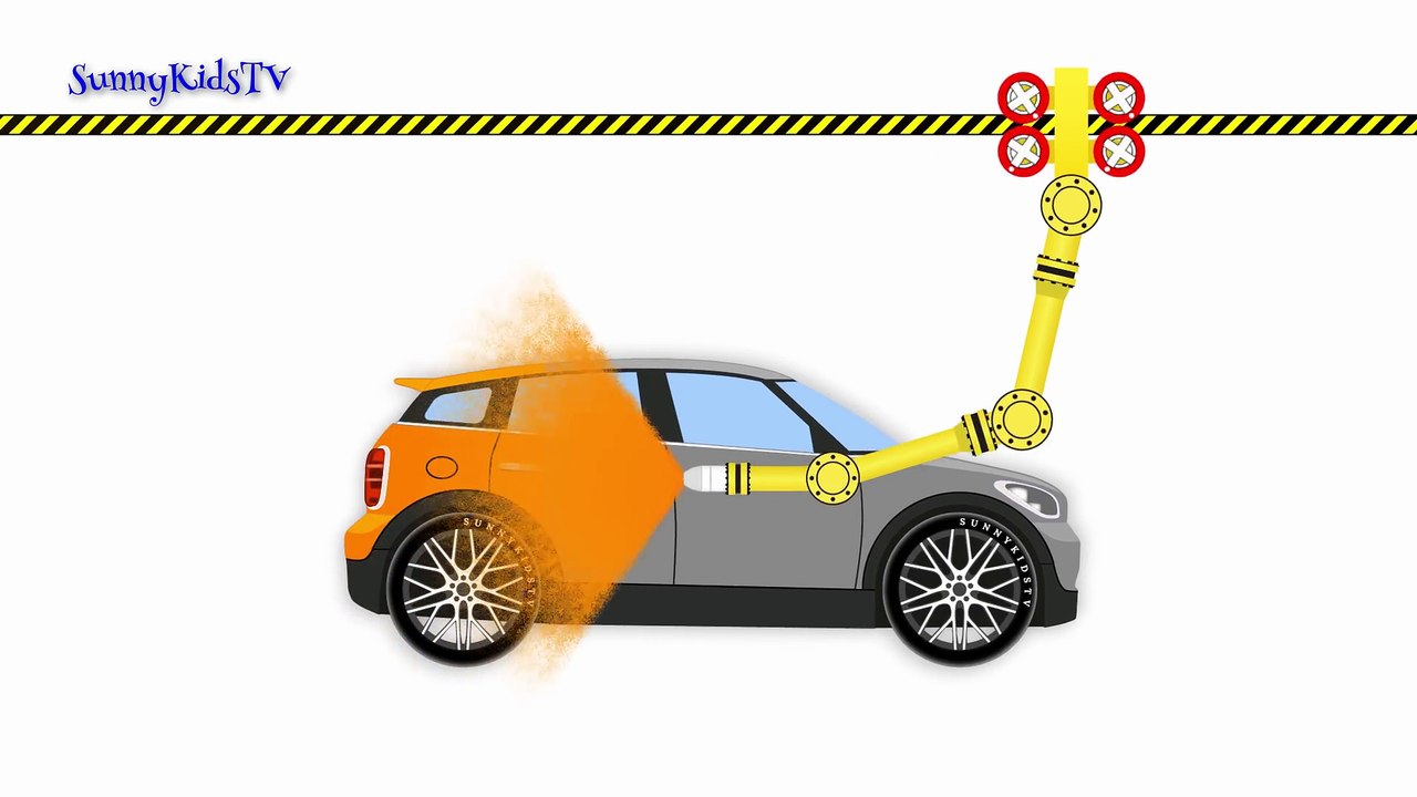 Cars for kids. Learning Colors. Car painting.